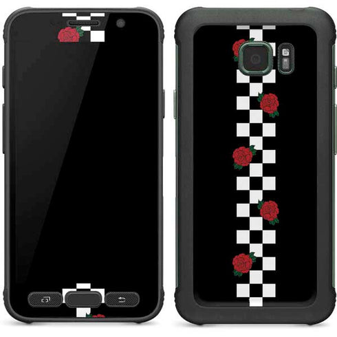 Rose Checkerboard Galaxy S7 Active Skin