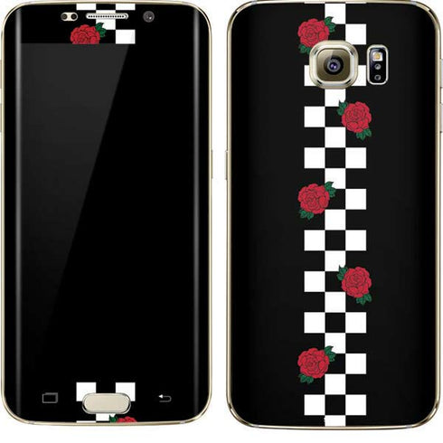 Rose Checkerboard Galaxy S7 Edge Skin