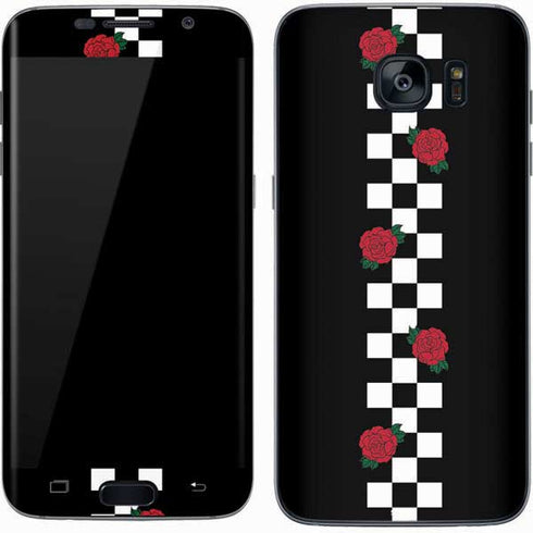 Rose Checkerboard Galaxy S7 Skin