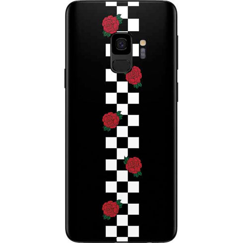 Rose Checkerboard Galaxy S9 Skin