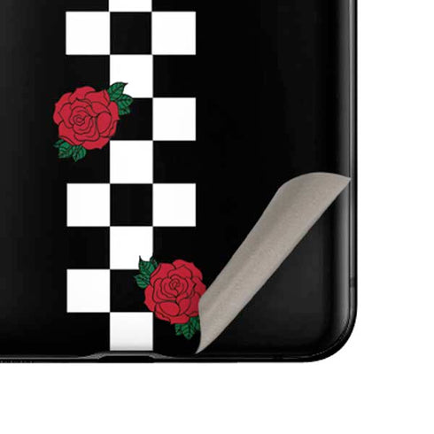 Rose Checkerboard Galaxy Z Flip Skin