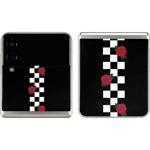 Rose Checkerboard Galaxy Z Flip3 5G Skin