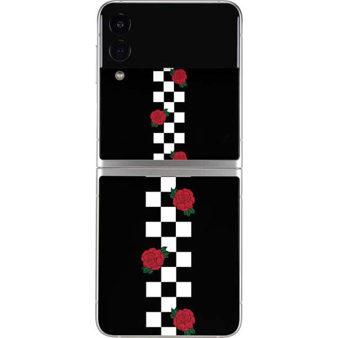 Rose Checkerboard Galaxy Z Flip4 5G Skin