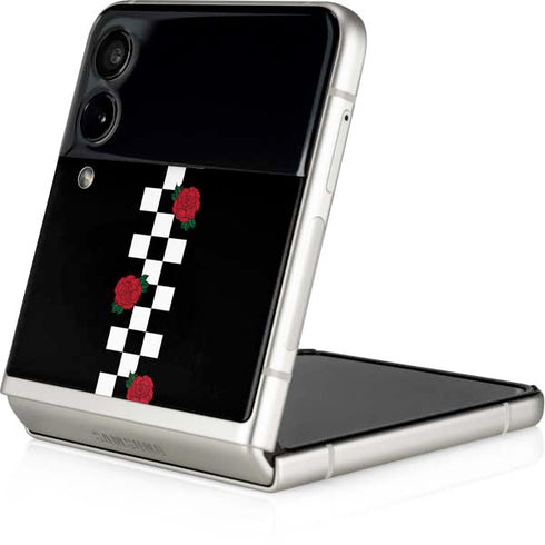 Rose Checkerboard Galaxy Z Flip4 5G Skin