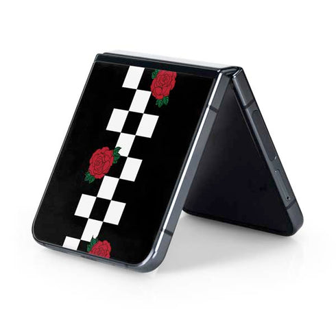 Rose Checkerboard Galaxy Z Flip5 5G Skin
