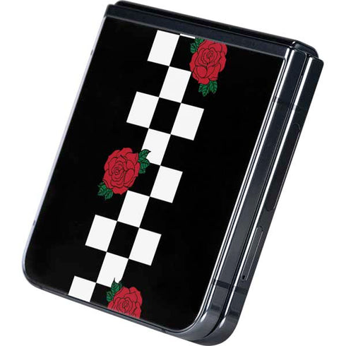 Rose Checkerboard Galaxy Z Flip5 5G Skin