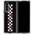 Rose Checkerboard Galaxy Z Fold4 5G Clear Case
