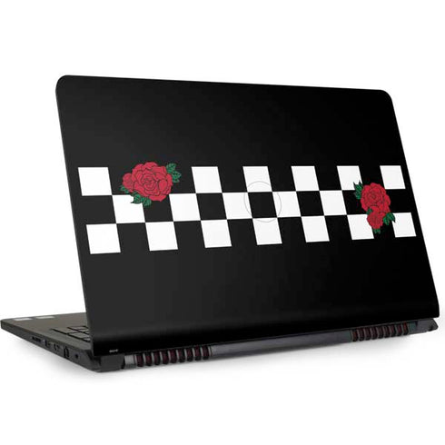 Rose Checkerboard Dell Inspiron Skin