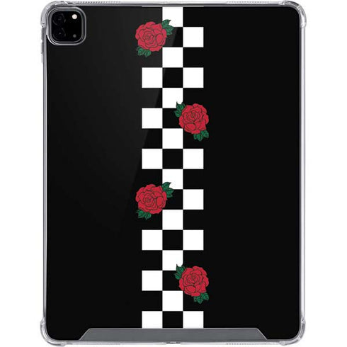 Rose Checkerboard iPad Pro 12.9in (2020) Clear Case