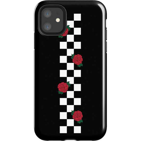 Rose Checkerboard iPhone 11 Impact Case