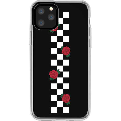 Rose Checkerboard iPhone 11 Pro Clear Case