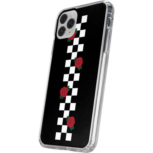 Rose Checkerboard iPhone 11 Pro Clear Case