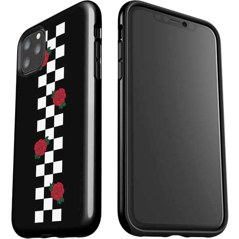 Rose Checkerboard iPhone 11 Pro Max Impact Case