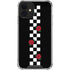 Rose Checkerboard iPhone 12 Clear Case