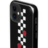 Rose Checkerboard iPhone 12 Impact Case