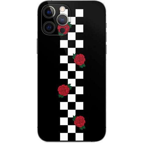 Rose Checkerboard iPhone 12 Pro Skin