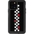 Rose Checkerboard iPhone 12 Pro Waterproof Case