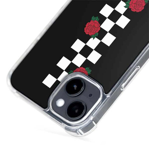 Rose Checkerboard iPhone 15 Plus MagSafe Case