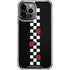 Rose Checkerboard iPhone 14 Pro Max Clear Case