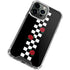 Rose Checkerboard iPhone 14 Pro Max Clear Case