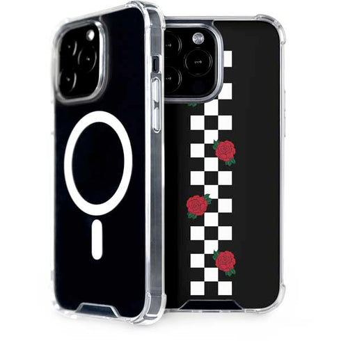 Rose Checkerboard iPhone 14 Pro Max MagSafe Case