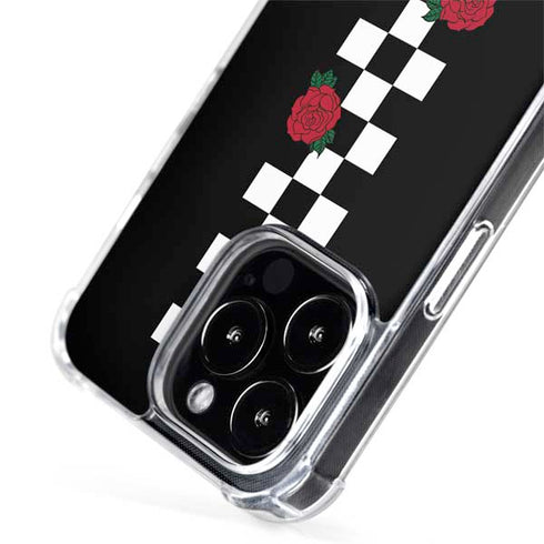 Rose Checkerboard iPhone 15 Pro Max MagSafe Case