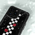 Rose Checkerboard iPhone 14 Pro Max Waterproof Case