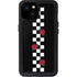 Rose Checkerboard iPhone 15 Plus Waterproof Case