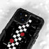 Rose Checkerboard iPhone 15 Plus Waterproof Case