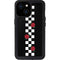 Rose Checkerboard iPhone 15 Waterproof Case