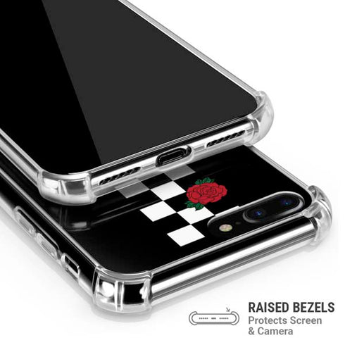 Rose Checkerboard iPhone 7/8 Plus Clear Case