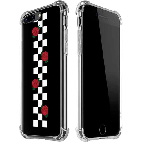 Rose Checkerboard iPhone 7/8 Plus Clear Case