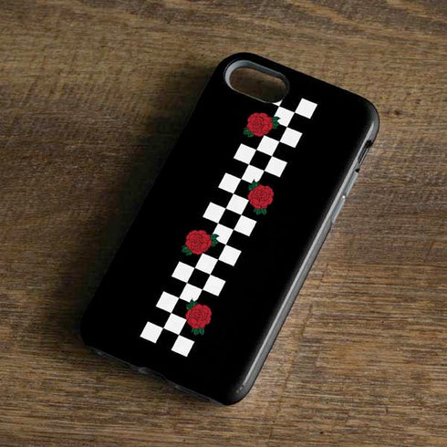 Rose Checkerboard iPhone 7 Pro Case