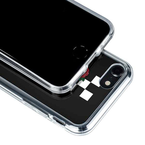 Rose Checkerboard iPhone SE (2nd & 3rd Gen) Clear Case