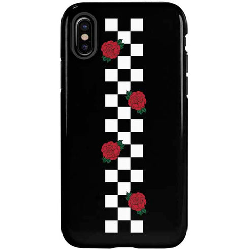 Rose Checkerboard iPhone X Pro Case