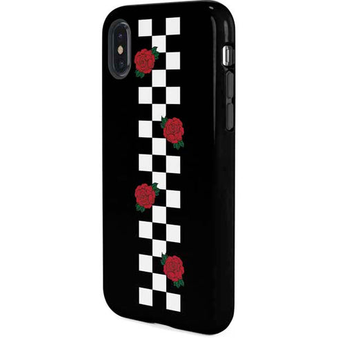Rose Checkerboard iPhone X Pro Case