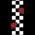 Rose Checkerboard iPhone X Pro Case