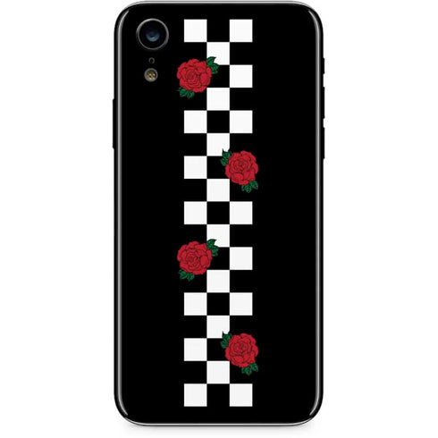 Rose Checkerboard iPhone XR Skin