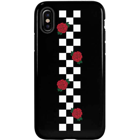 Rose Checkerboard iPhone XS Pro Case