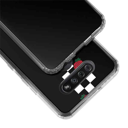 Rose Checkerboard LG K51/Q51 Clear Case