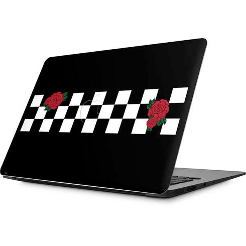 Rose Checkerboard Apple MacBook Skin
