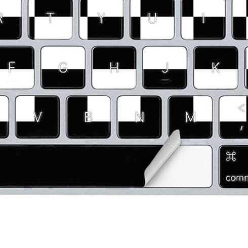 Rose Checkerboard Magic Keyboard Skin