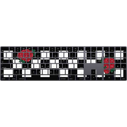 Rose Checkerboard Magic Keyboard with Numeric Keypad Skin