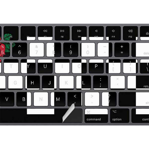 Rose Checkerboard Magic Keyboard with Numeric Keypad Skin