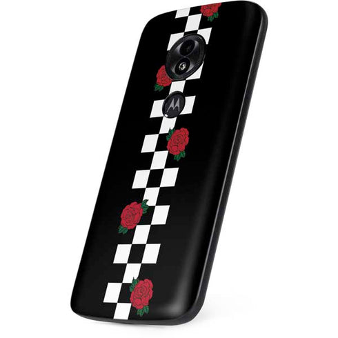 Rose Checkerboard Moto E5 Play Skin
