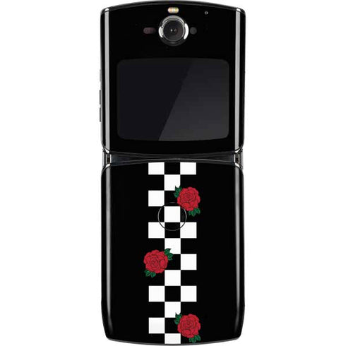 Rose Checkerboard Motorola RAZR Skin