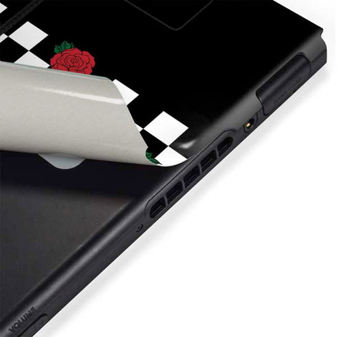 Rose Checkerboard Nintendo Switch Bundle Skin