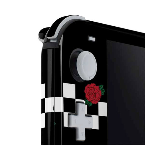 Rose Checkerboard Nintendo Switch Lite Skin