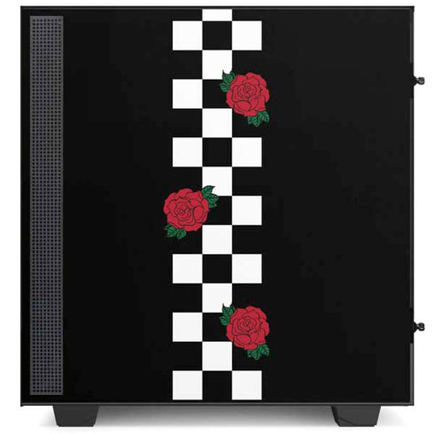 Rose Checkerboard NZXT H510 Compact ATX Mid-Tower Case Skin