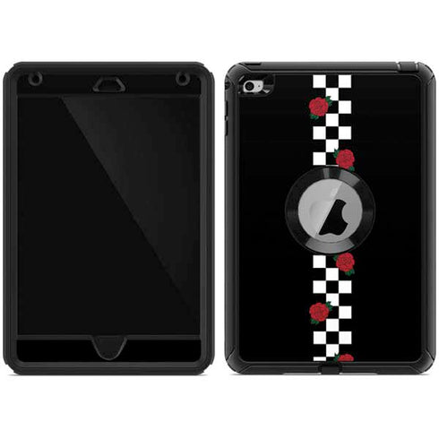 Rose Checkerboard Otterbox Defender iPad Skin